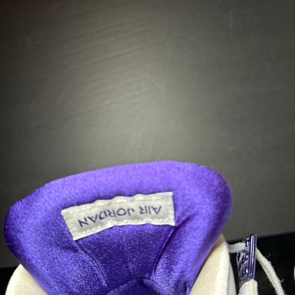 Size 11 - Nike Air Jordan 4 Retro Purple Metallic Men's Shoes - Picture 6 of 11